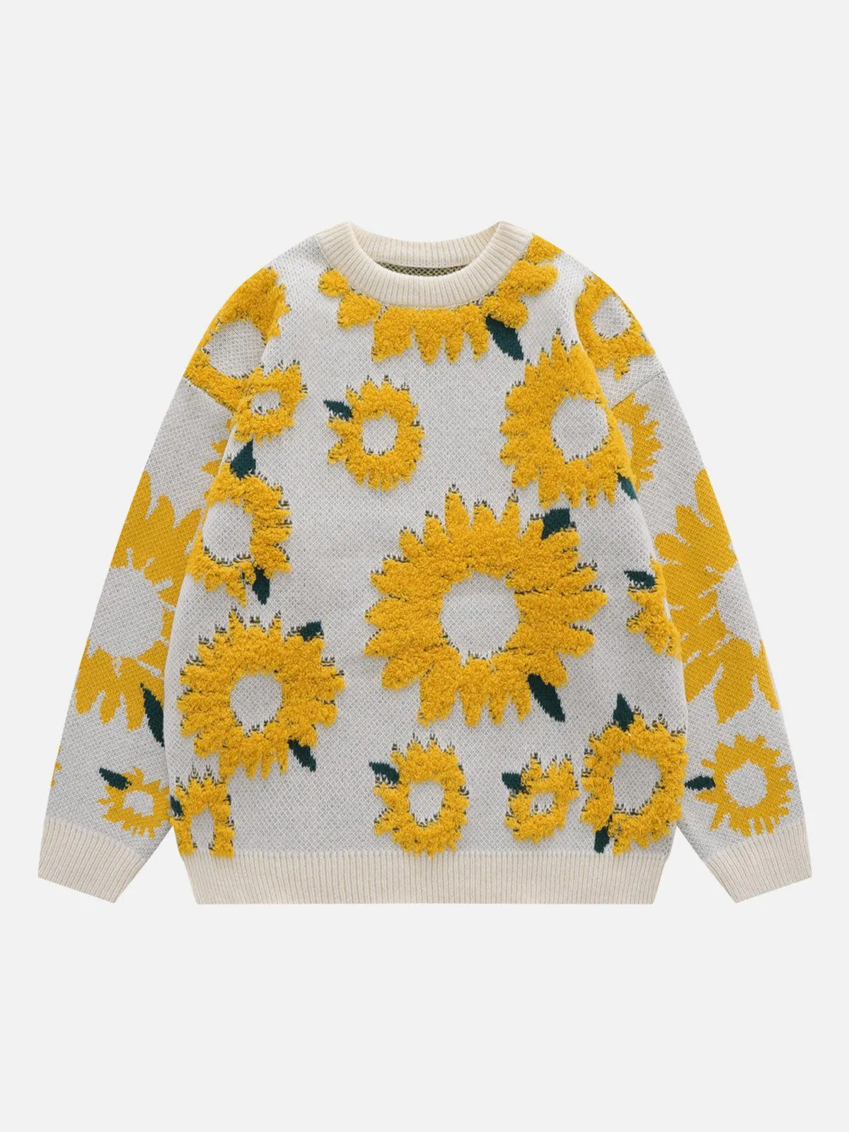 Aelfric Eden Sunflower Flocking Print Sweater @mouninaa