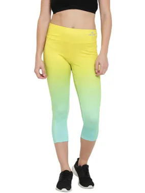 Alcis Yellow & Sea Green Tights ALWPA144432