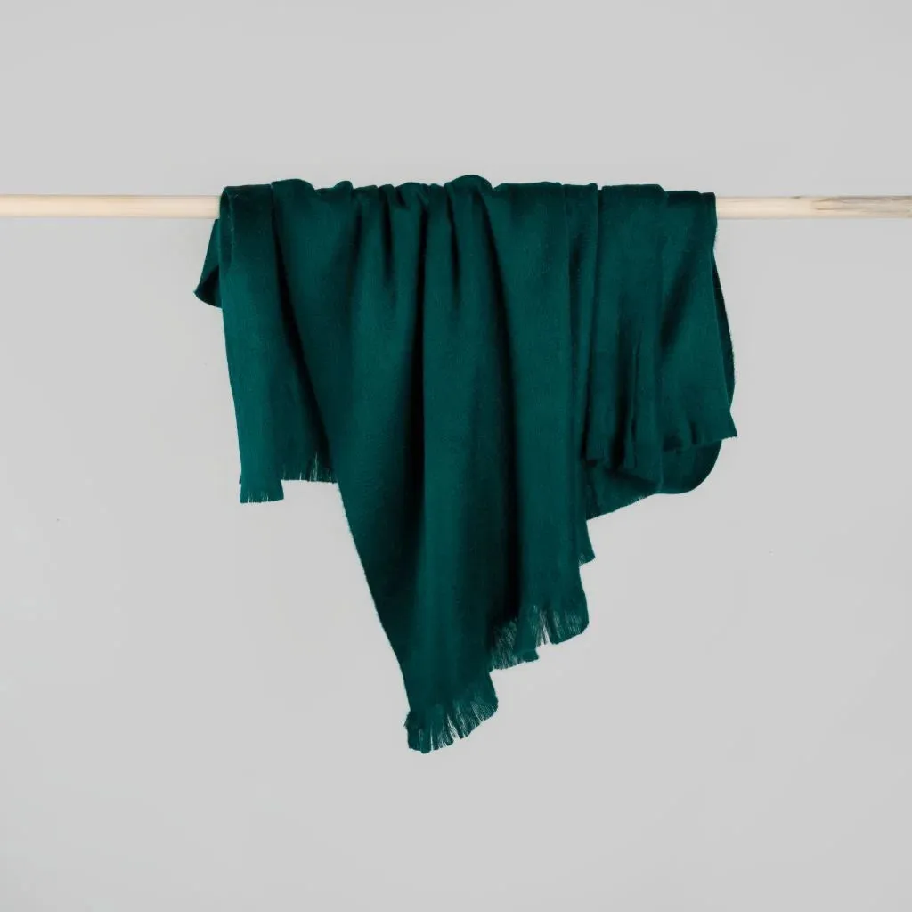 Alpaca Throw - Forest