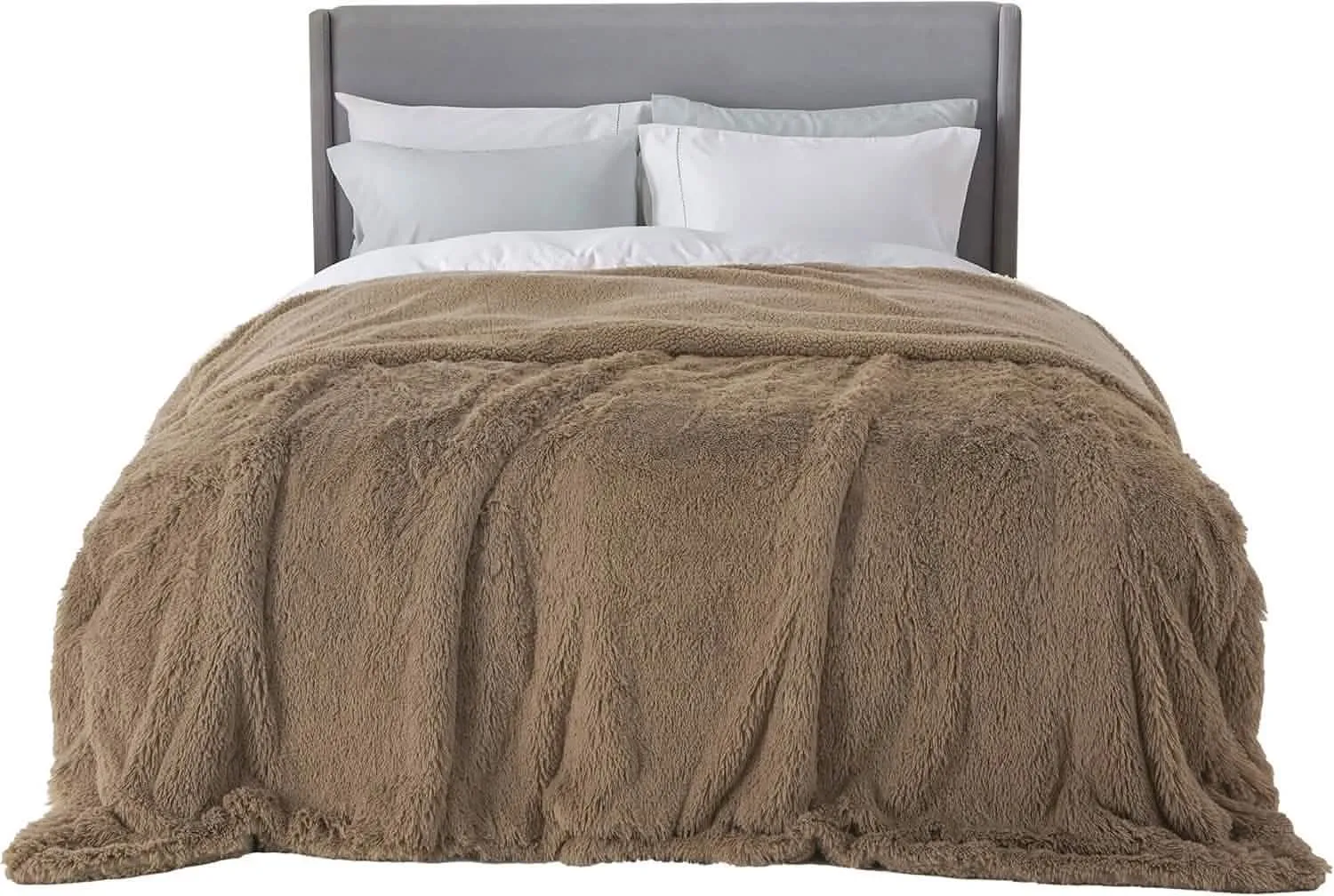 Bedsure Fuzzy Faux Fur Blanket