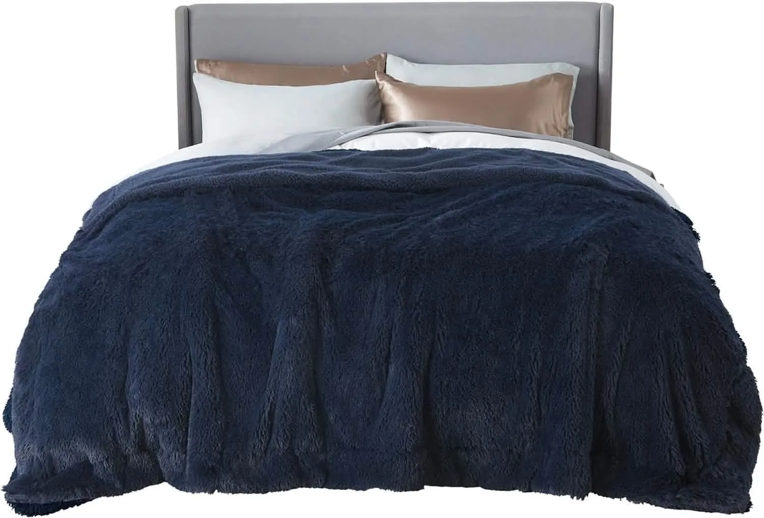 Bedsure Fuzzy Faux Fur Blanket