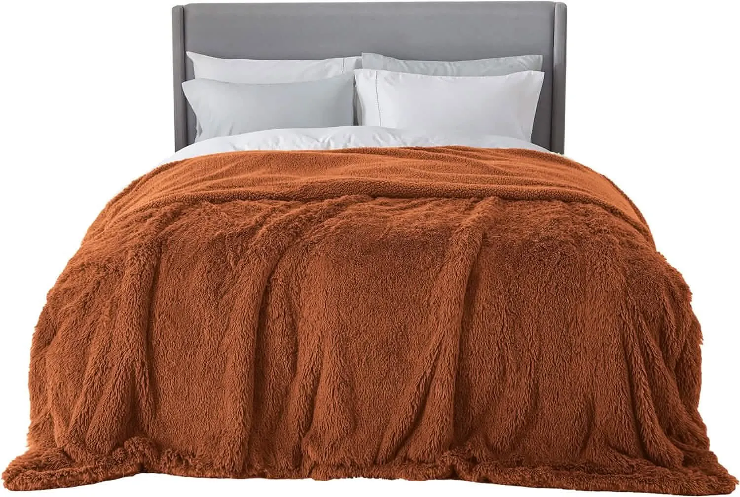Bedsure Fuzzy Faux Fur Blanket