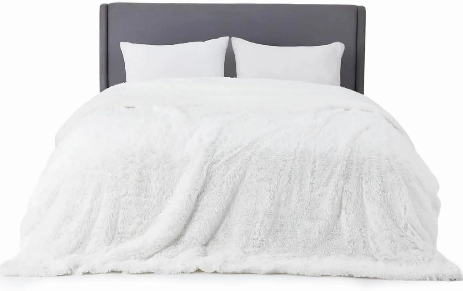 Bedsure Fuzzy Faux Fur Blanket
