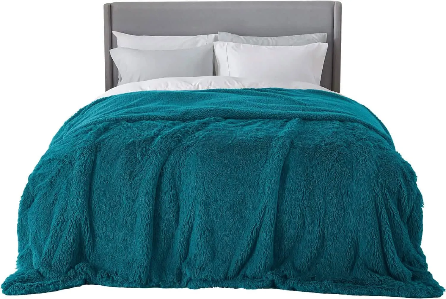 Bedsure Fuzzy Faux Fur Blanket