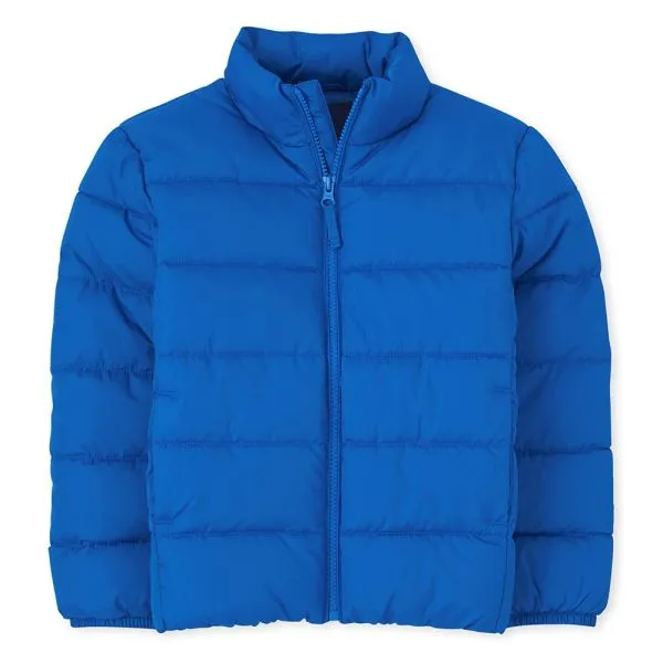Blue Kids Puffer Jacket
