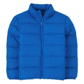 Blue Kids Puffer Jacket