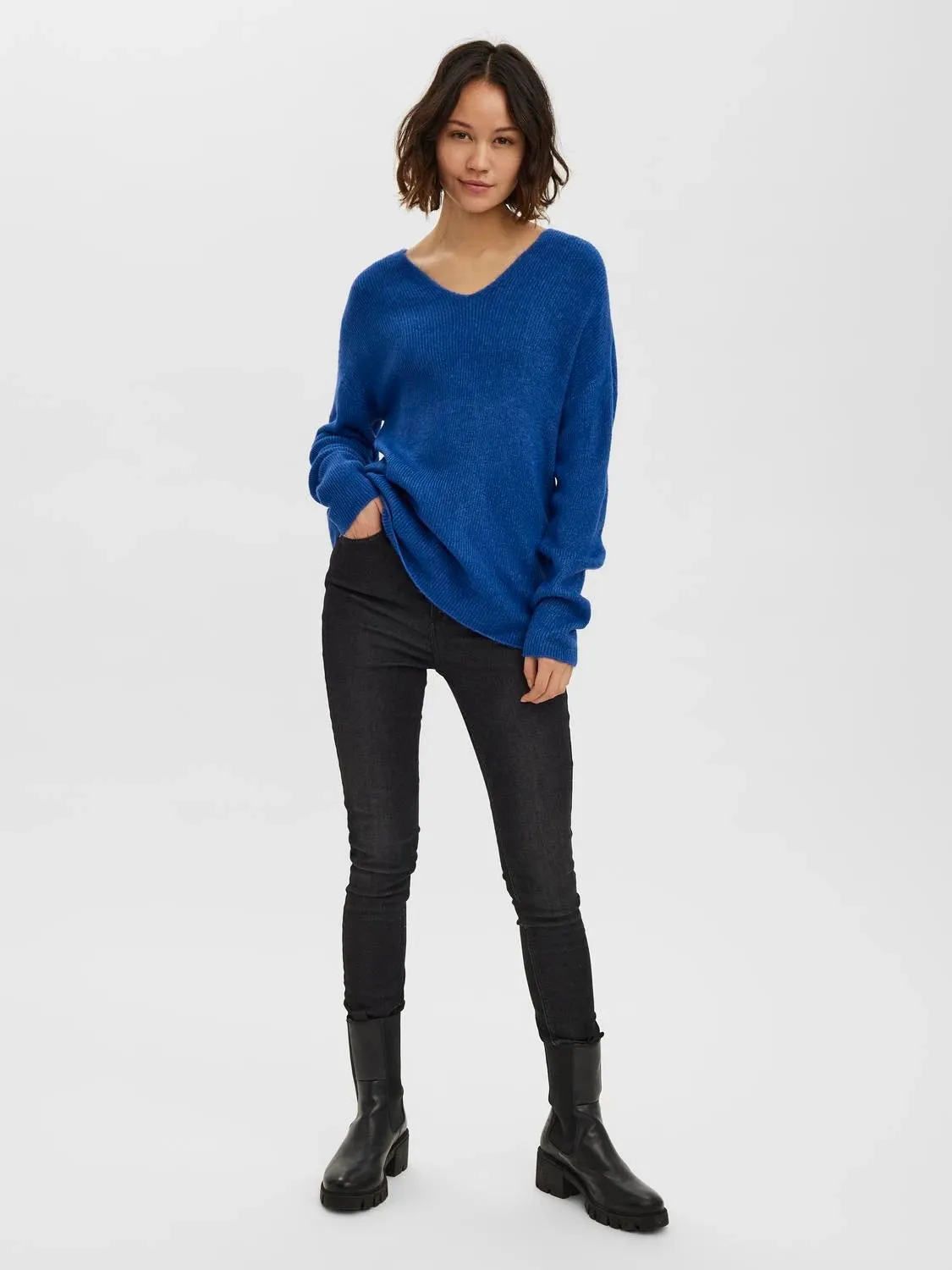 Crewlefile V-neck Pullover