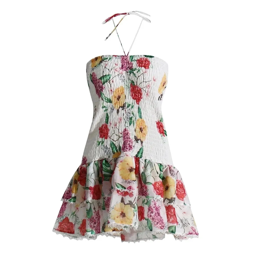 Dress For Women Strapless Sleeveless Off Mini Dresses Female Clothing