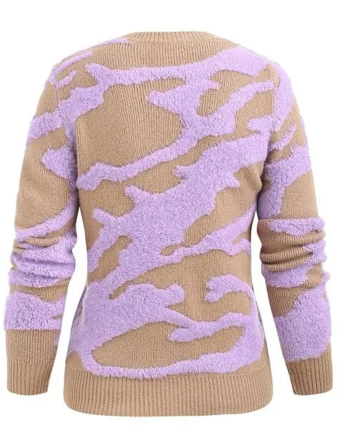 Elegant Ribbed Pullover Sweater