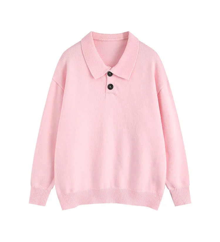Faire Echo Versatile Double Button Sweater