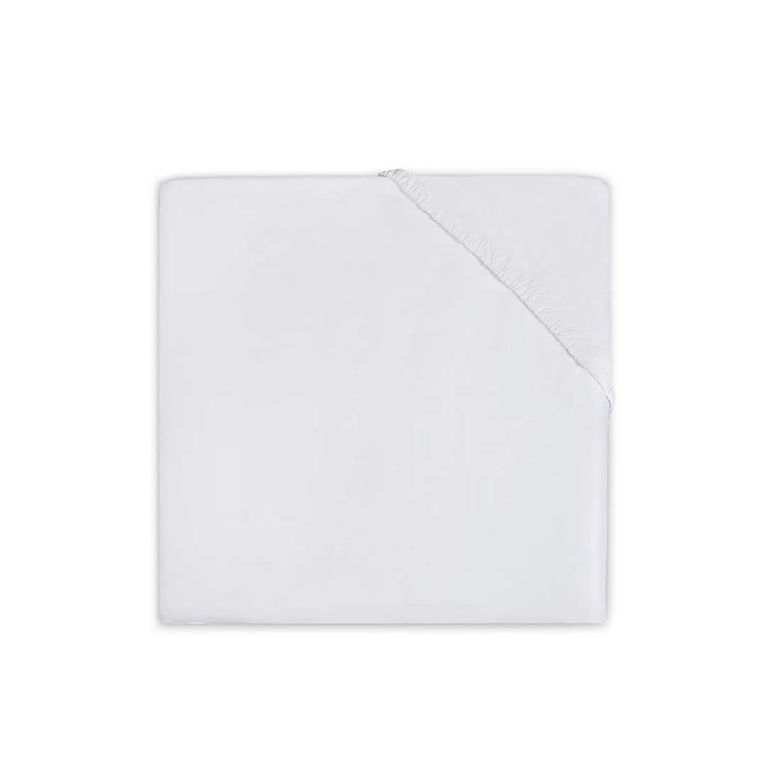 Fitted Sheet Molton 40/50x80/90cm - White