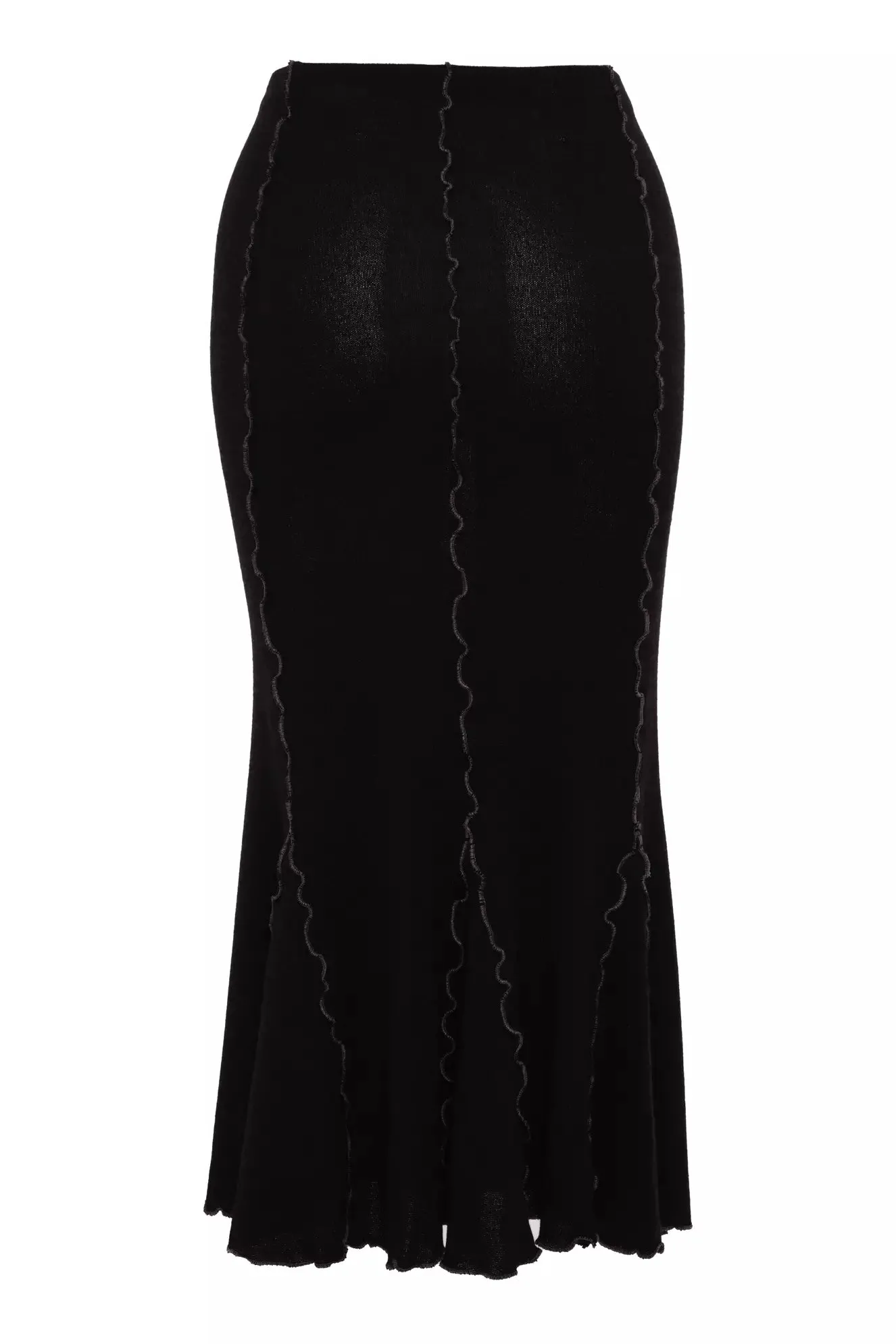 FRV Black triko midi skirt - Beloeil