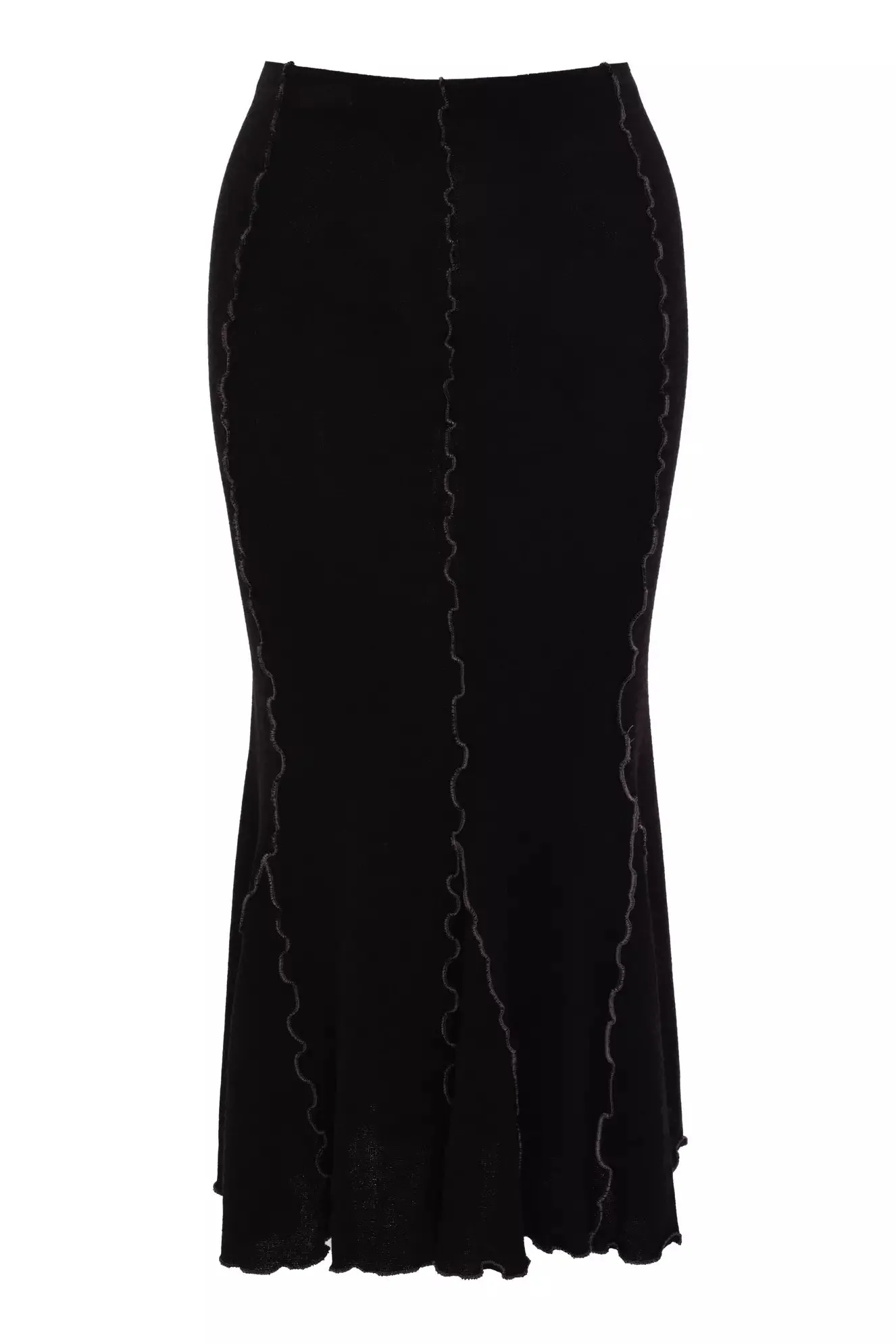 FRV Black triko midi skirt - Beloeil