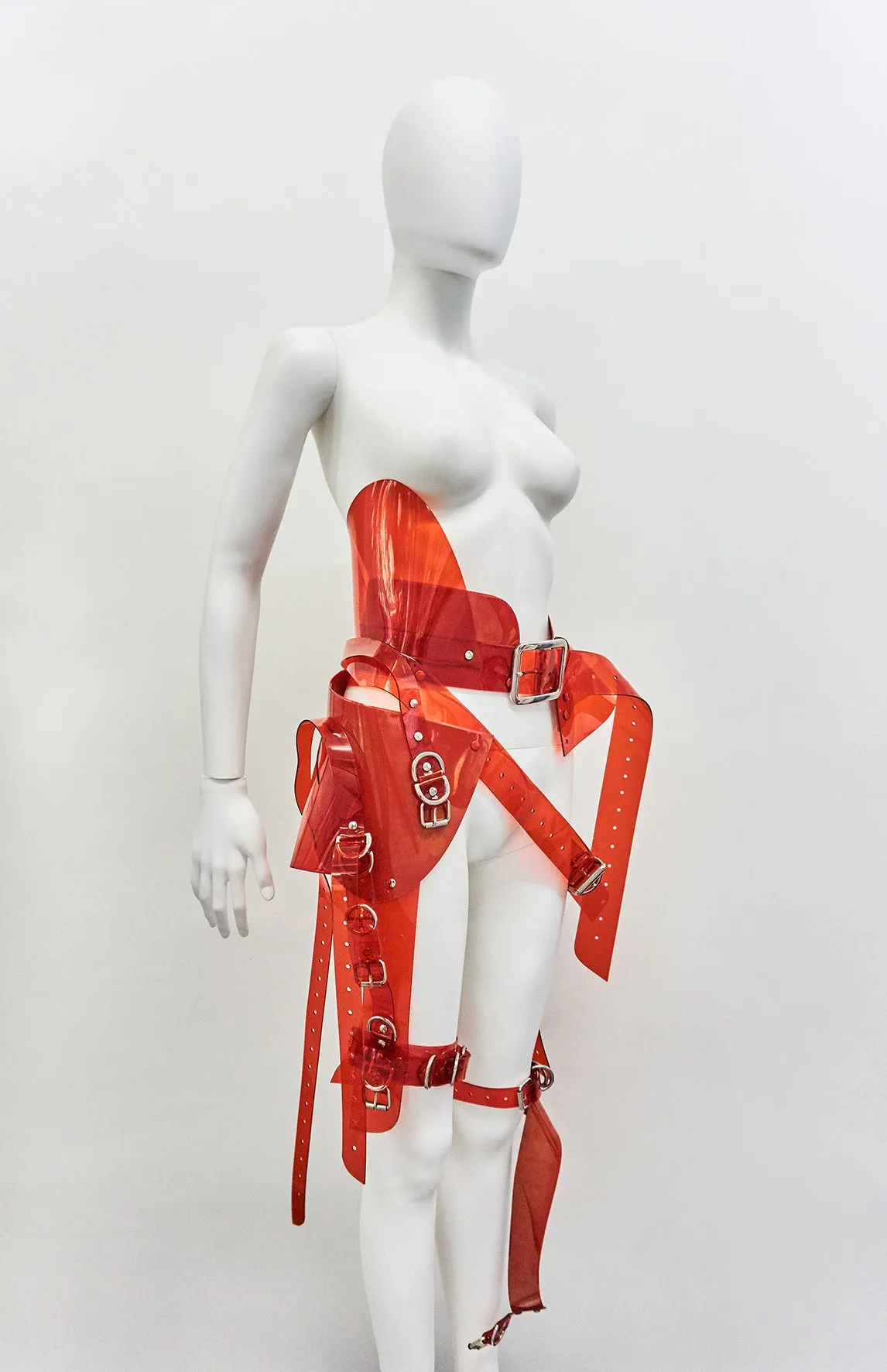 Jivomir Domoustchiev  Multi buckle harness belt
