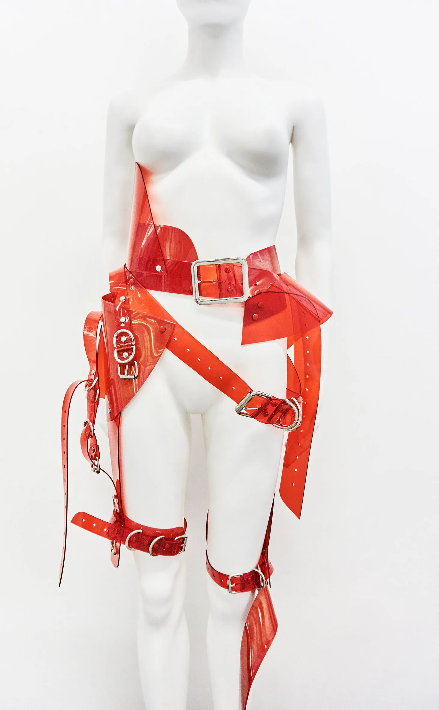 Jivomir Domoustchiev  Multi buckle harness belt