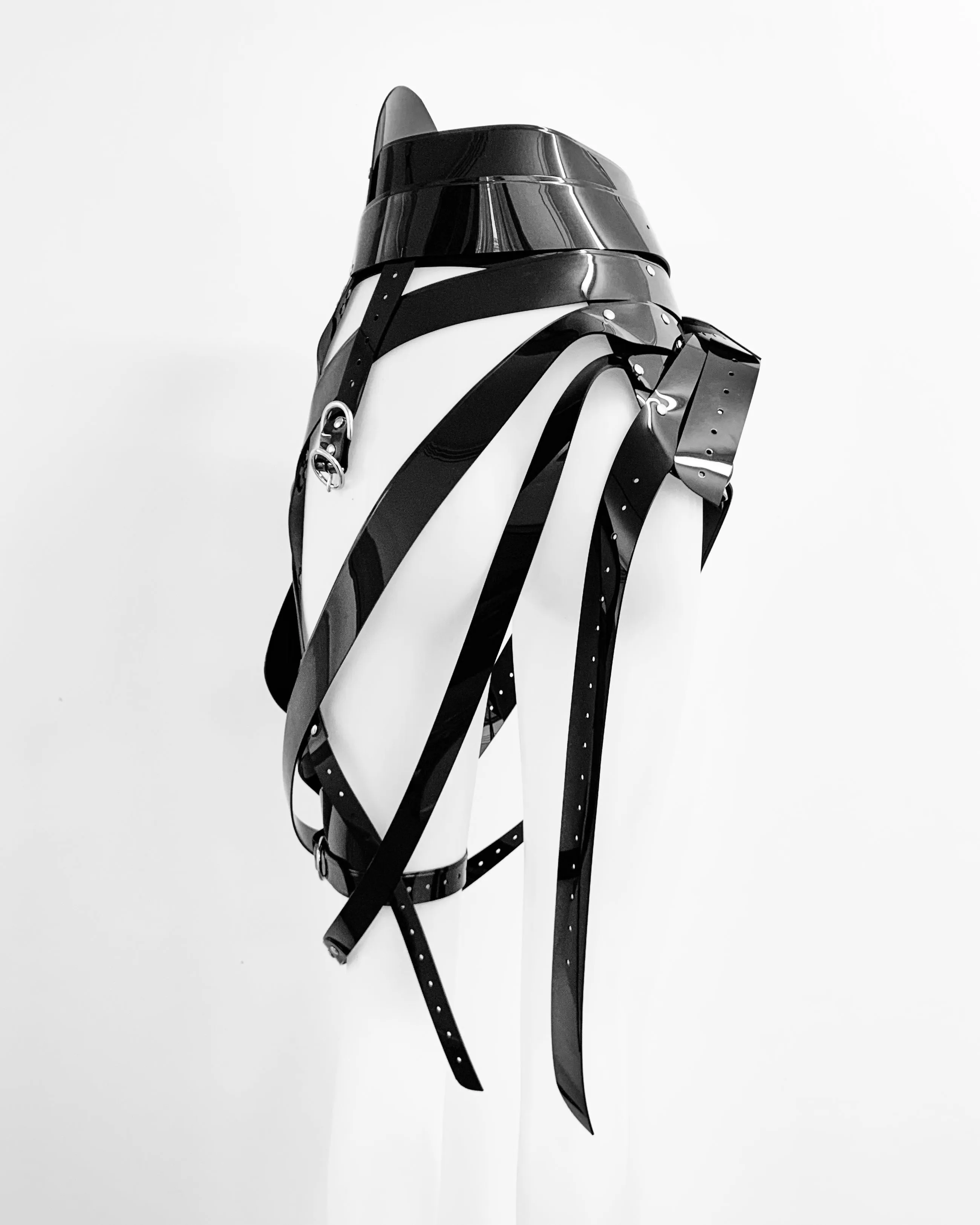 Jivomir Domoustchiev  Multi buckle harness belt