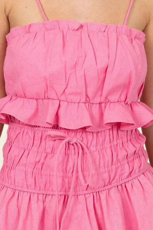 Larisa Cami Crop Top and Skort Set
