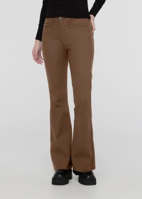 NuStretch High Rise Flare - Warm Sand