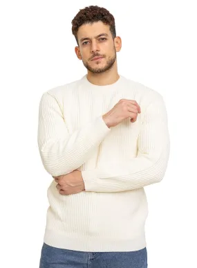 Off White-Design 00145 BS-Round Pullover
