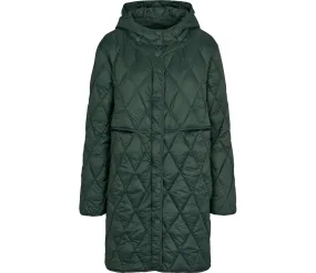 Oksana W, Puffer Jacket - Dark Leaf