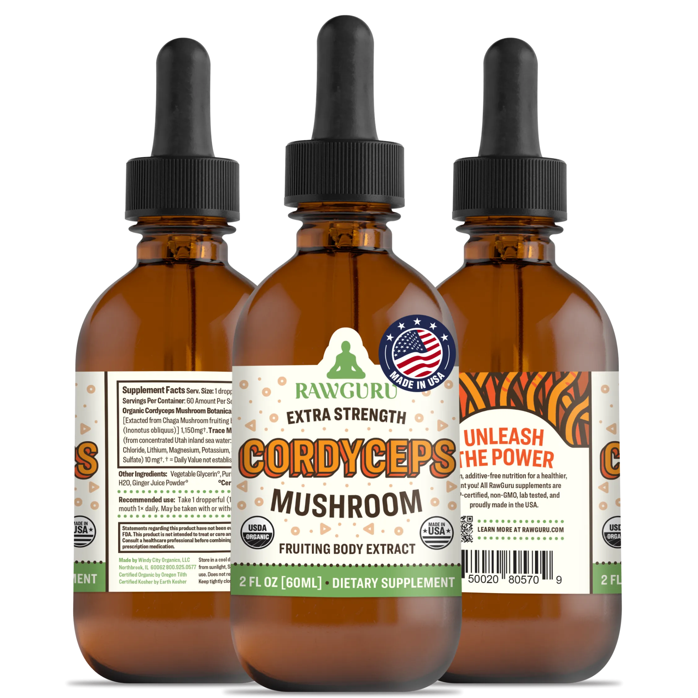 Organic Cordyceps Mushroom Tincture