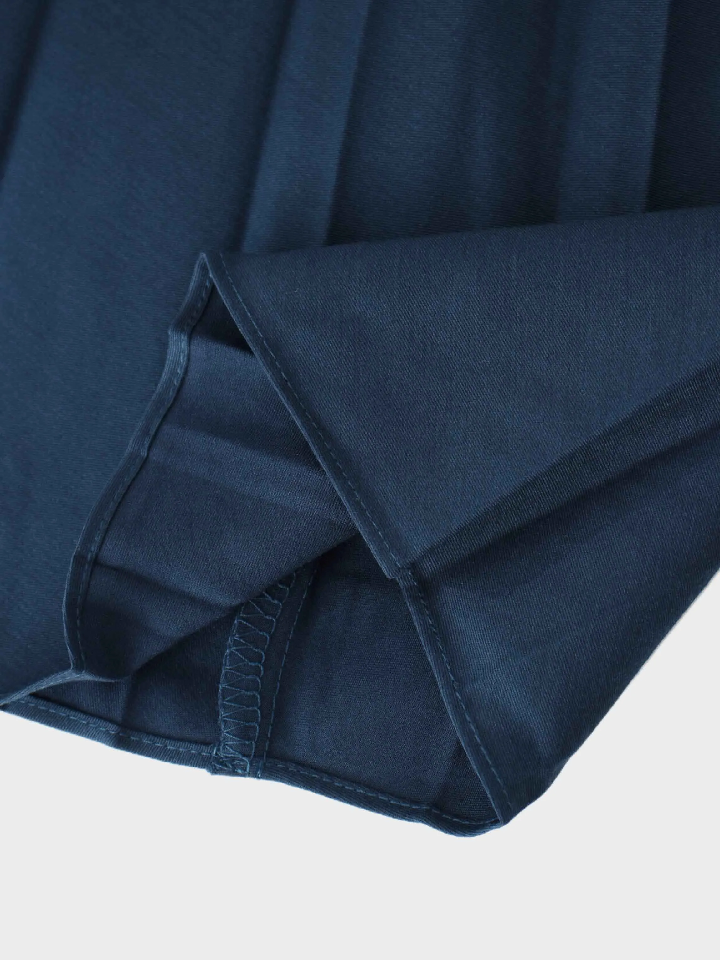 Pleated Skirt 37"-Mallard Blue