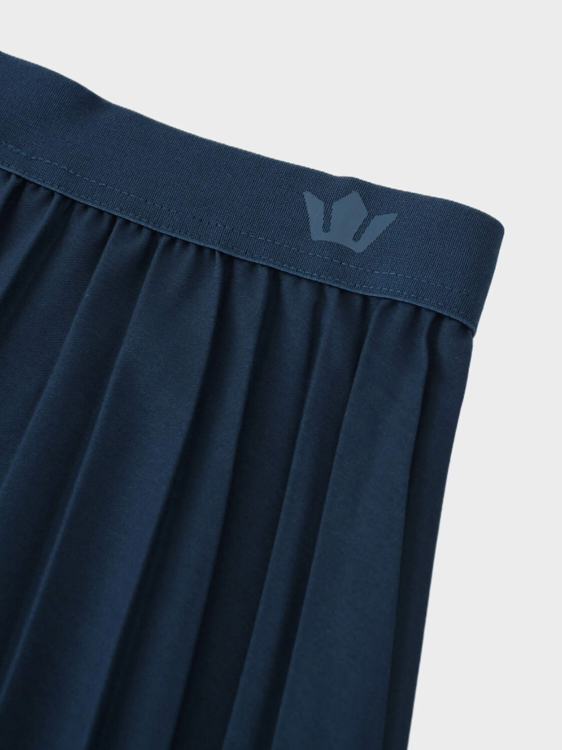 Pleated Skirt 37"-Mallard Blue