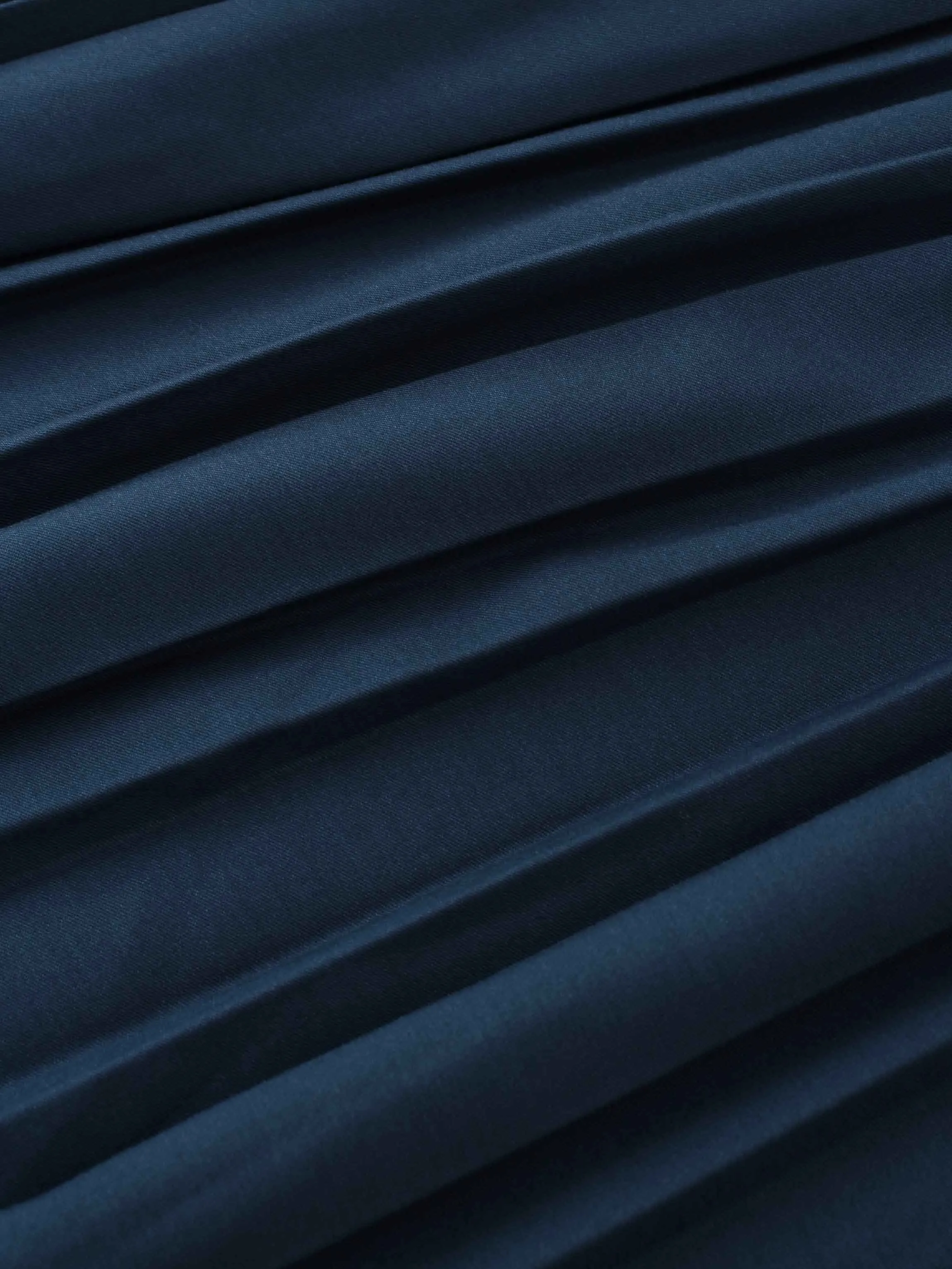 Pleated Skirt 37"-Mallard Blue