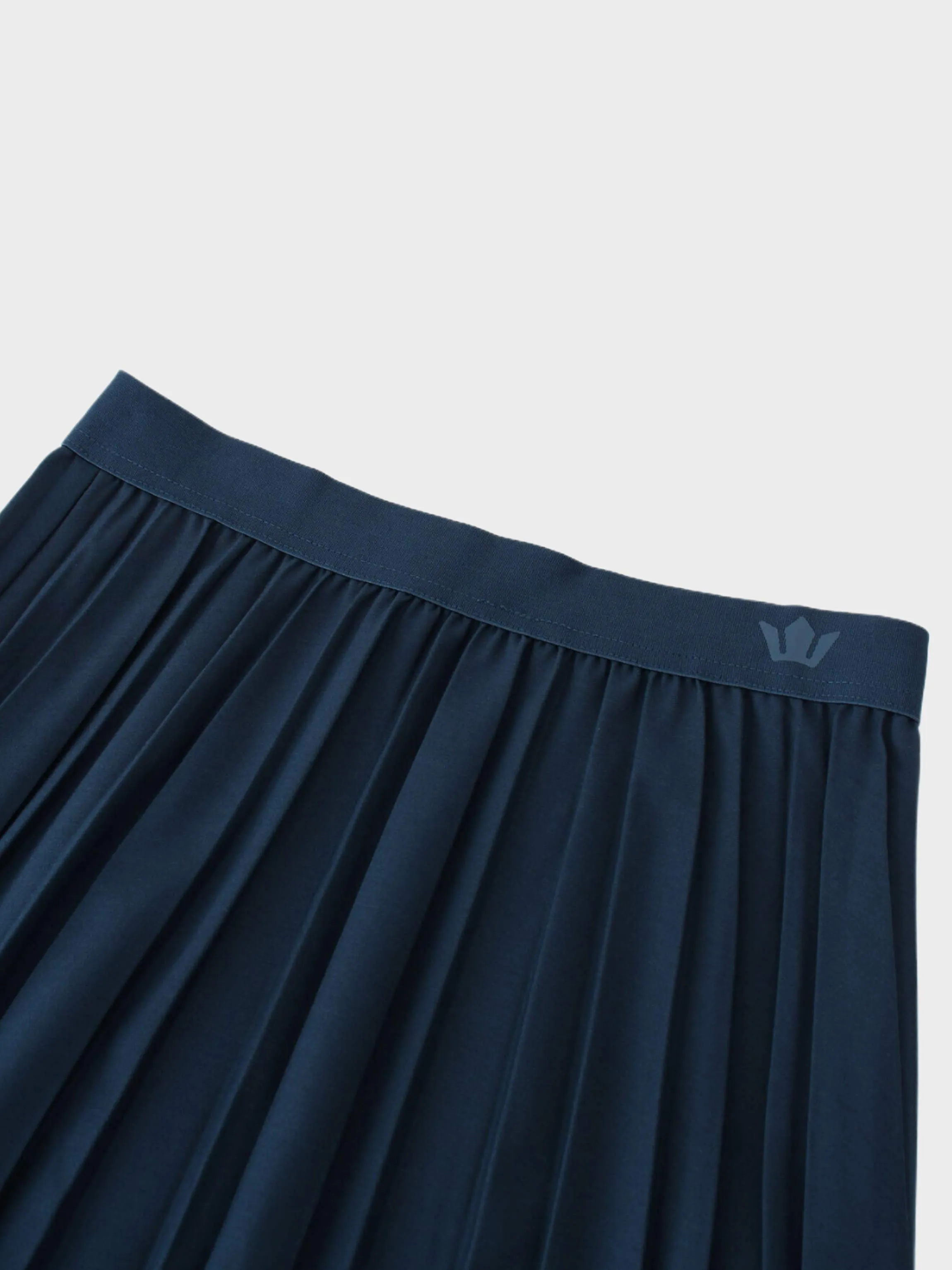 Pleated Skirt 37"-Mallard Blue