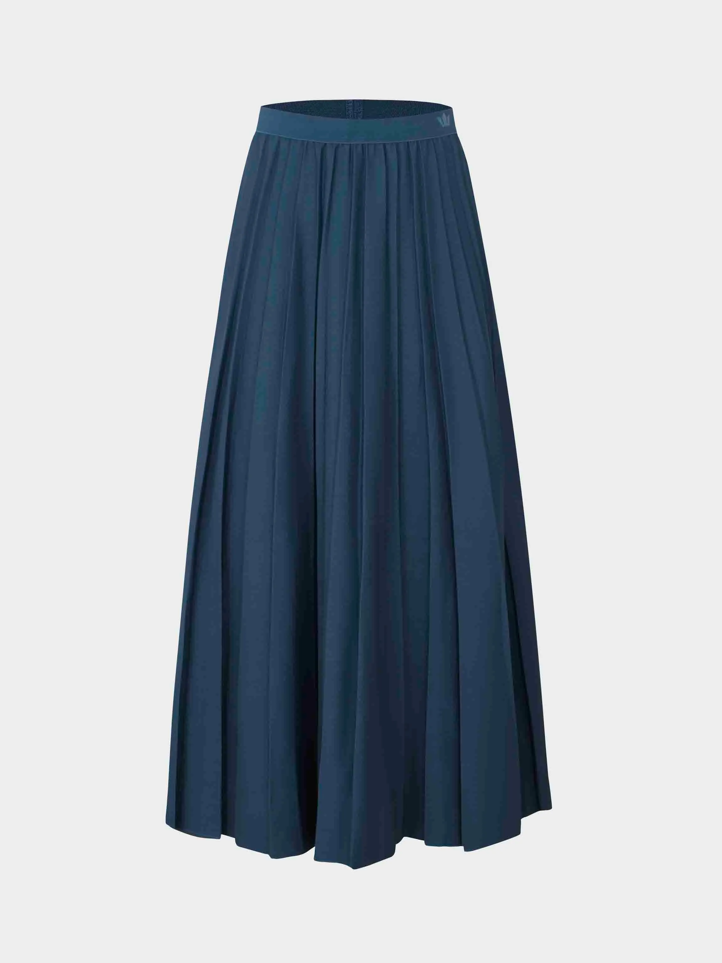 Pleated Skirt 37"-Mallard Blue