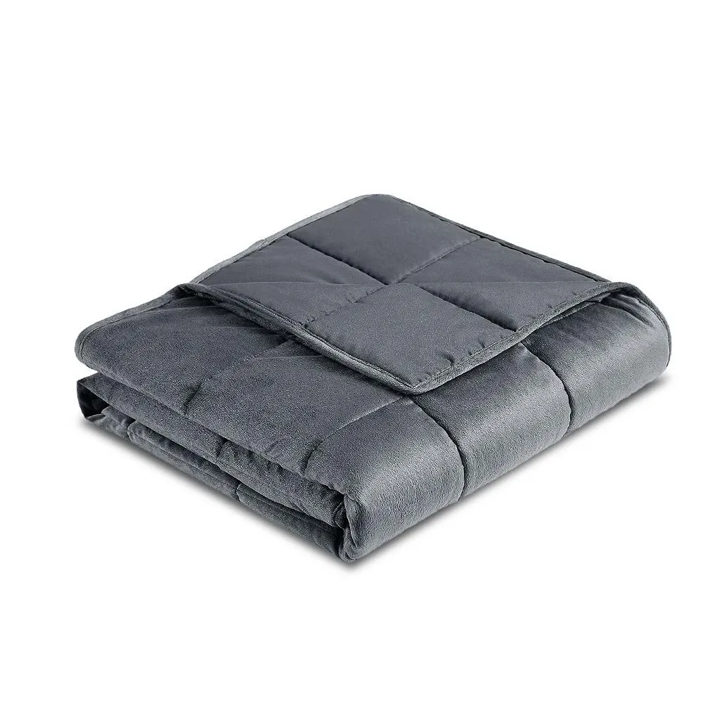 Plush Weighted Calming Blanket 5KG Dark Grey