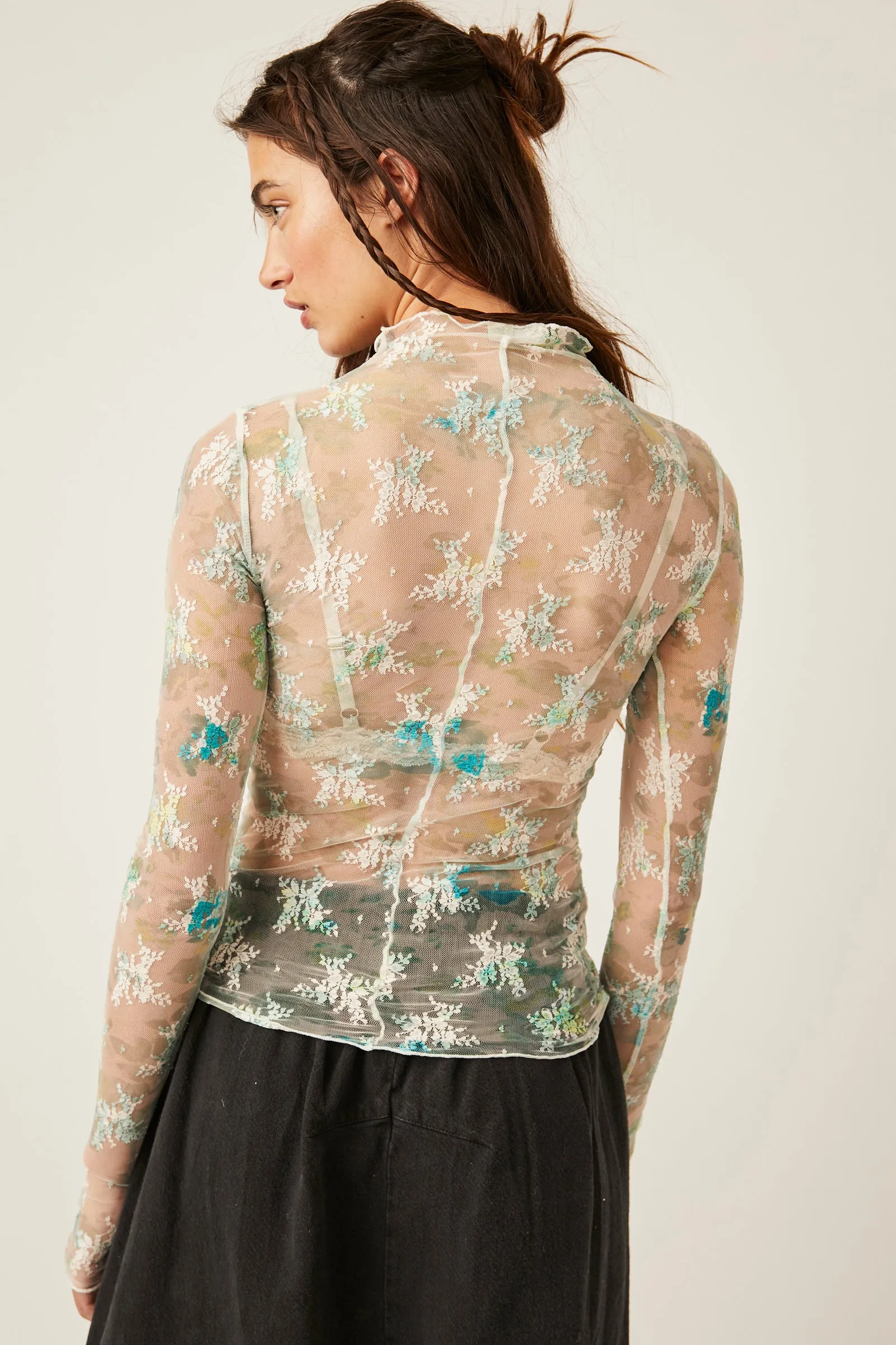 Printed Lady Lux Layering Top Tea Combo
