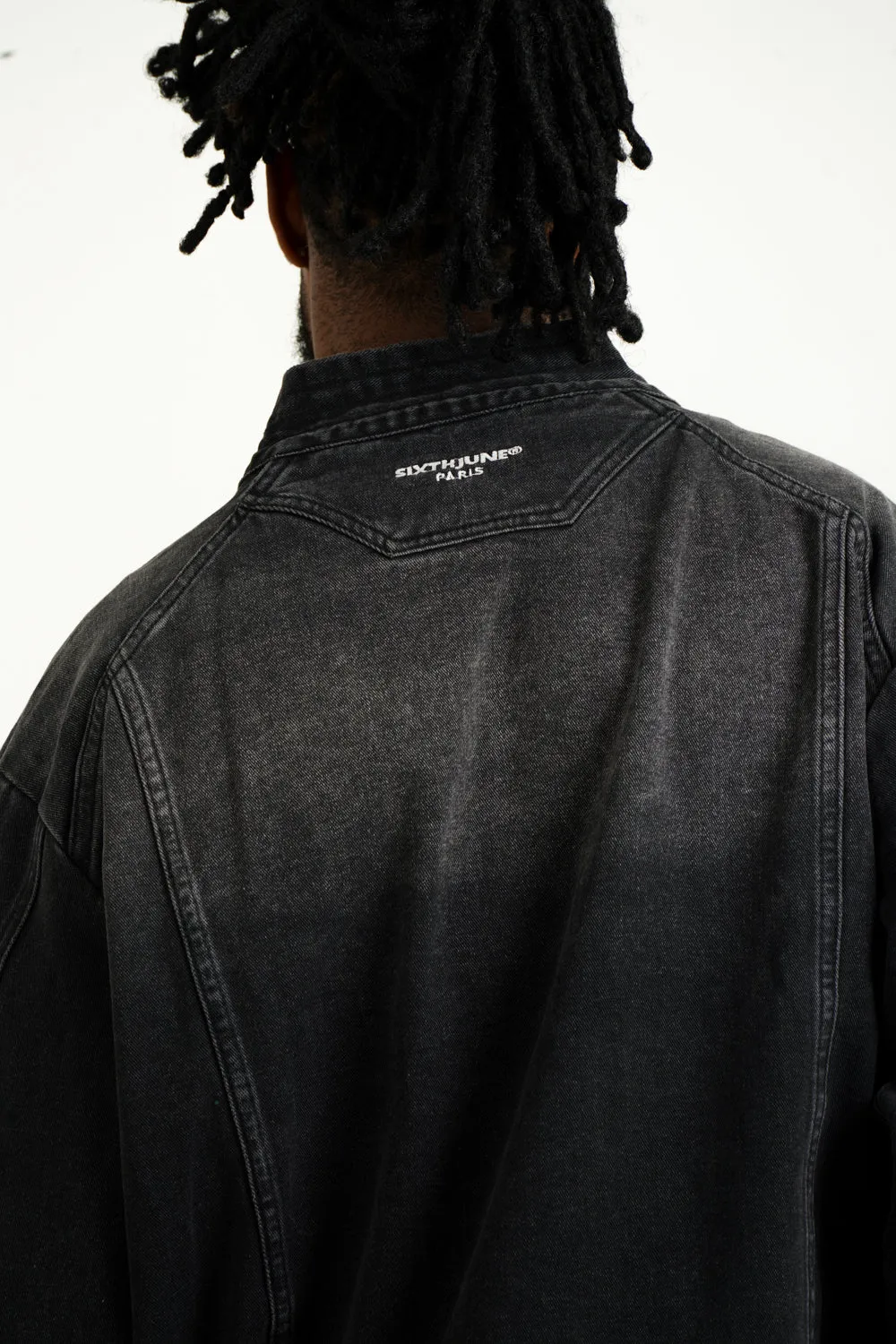 Sixth June Kimono Denim Jacket 25761-BLAC
