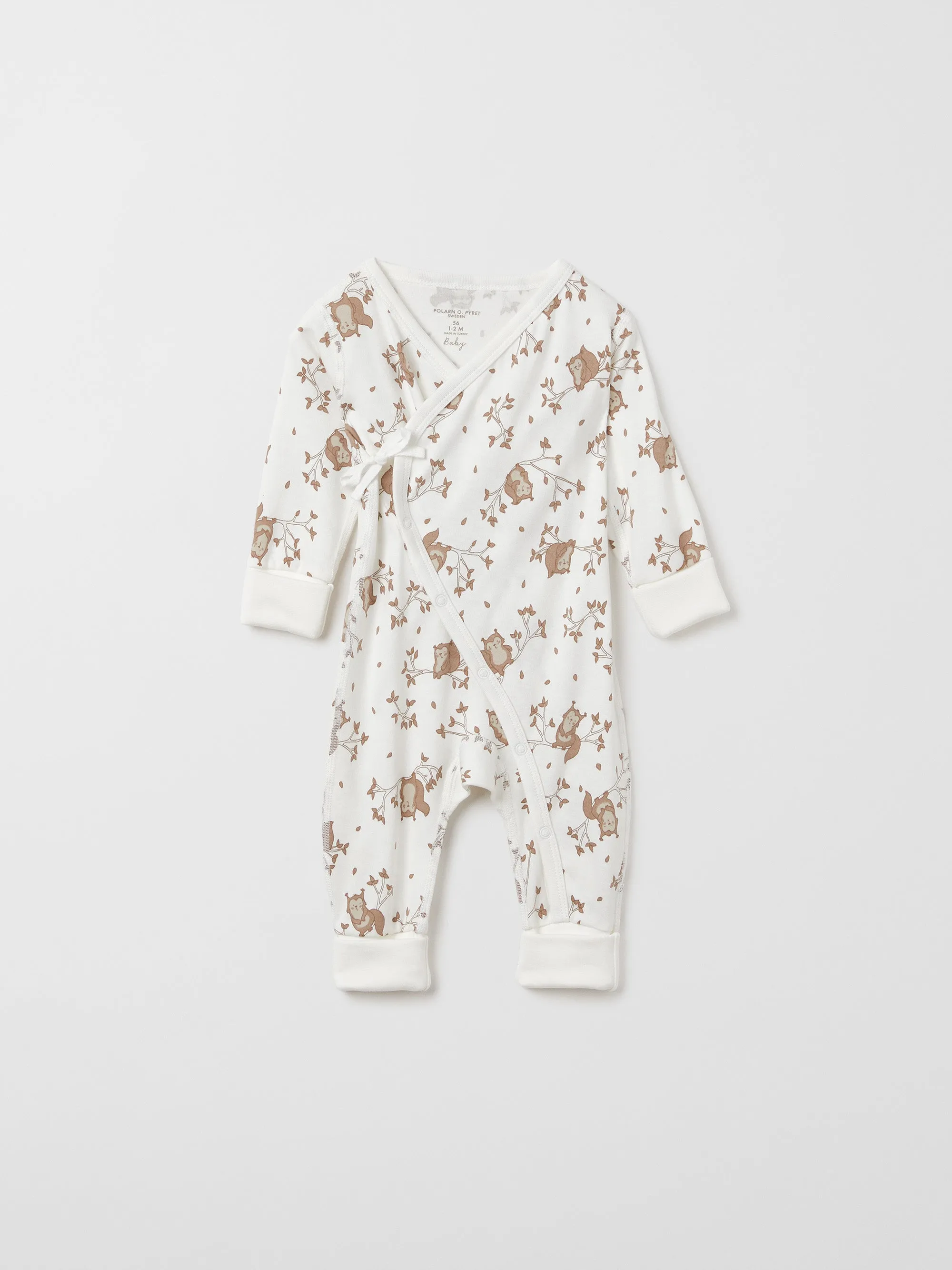 Squirrel Print Baby Romper