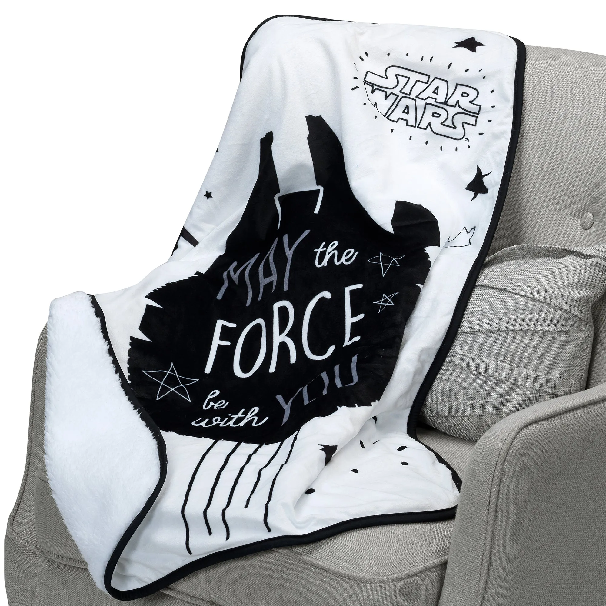 Star Wars Millennium Falcon Baby Blanket