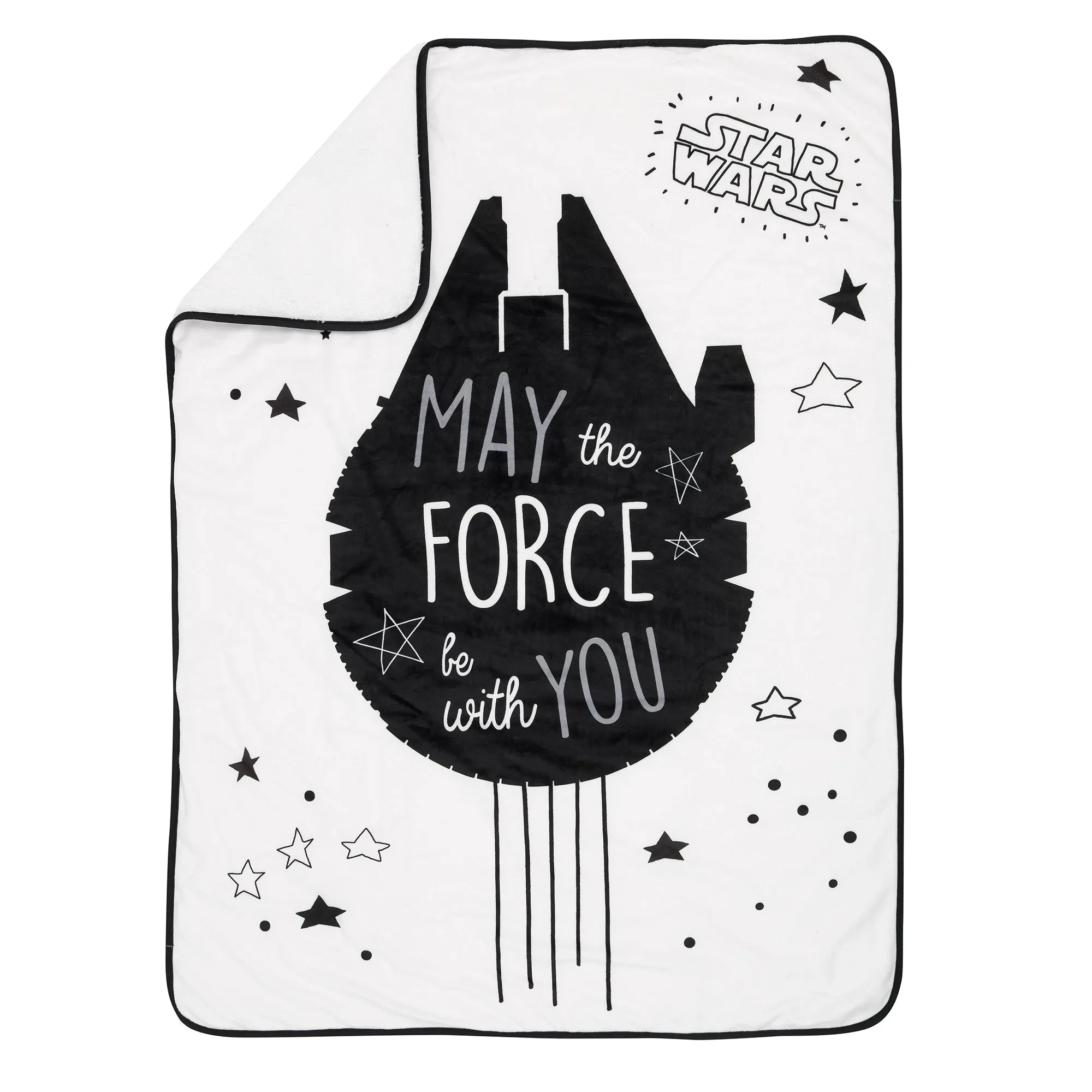 Star Wars Millennium Falcon Baby Blanket