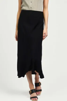 The Perfect Black Midi Skirt