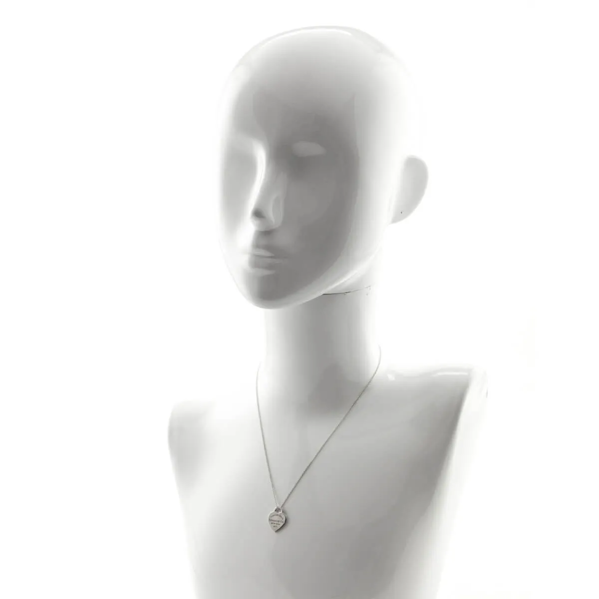 Tiffany & Co. Sterling Silver Return to Tiffany Heart Pendant Necklace