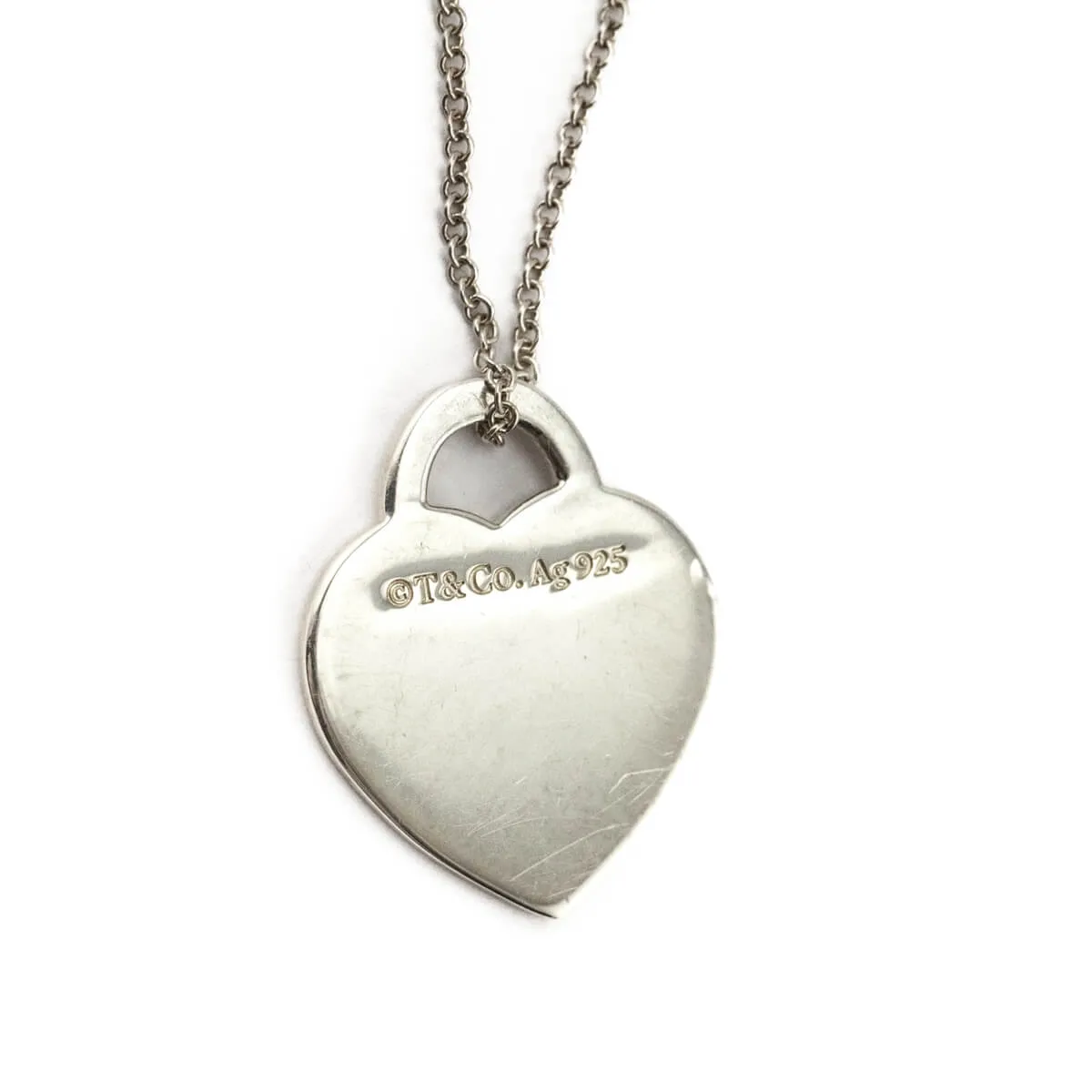 Tiffany & Co. Sterling Silver Return to Tiffany Heart Pendant Necklace