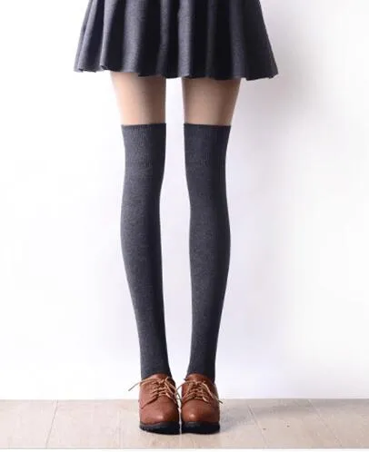 VenusFox Warm Cotton Sexy Over the Knee Socks Thigh High