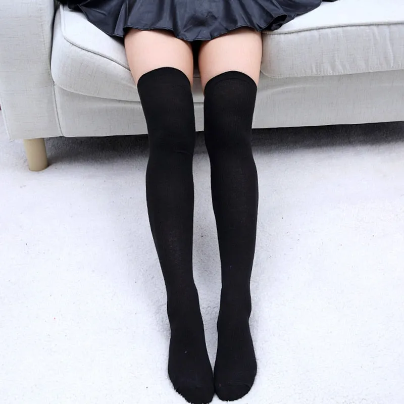 VenusFox Warm Cotton Sexy Over the Knee Socks Thigh High