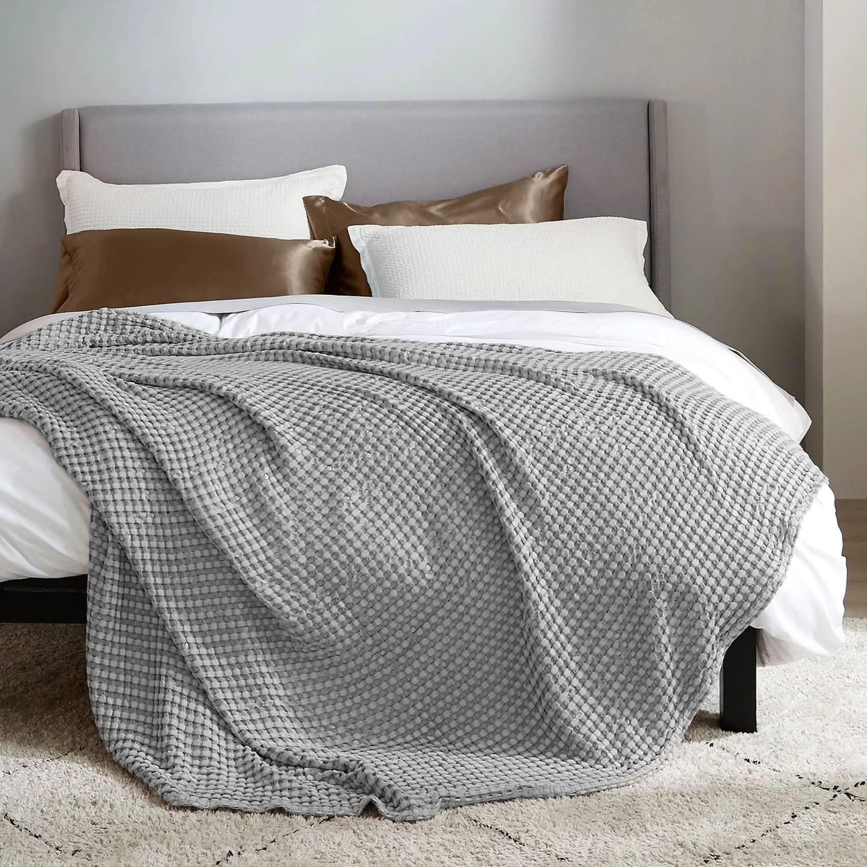 Viscose from Bamboo Waffle Weave Blanket