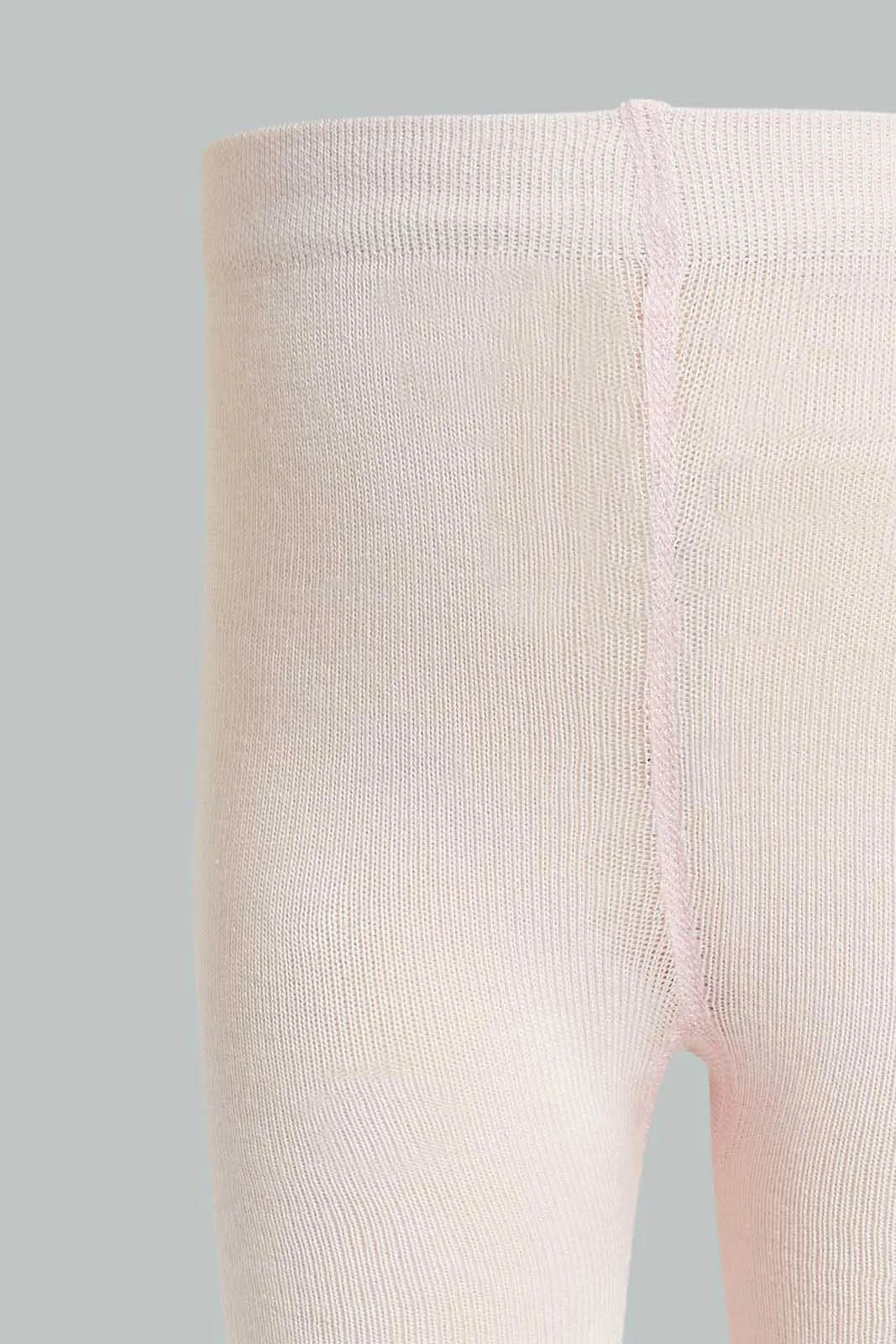 White And Pink Cloud Stockings for Baby Girls