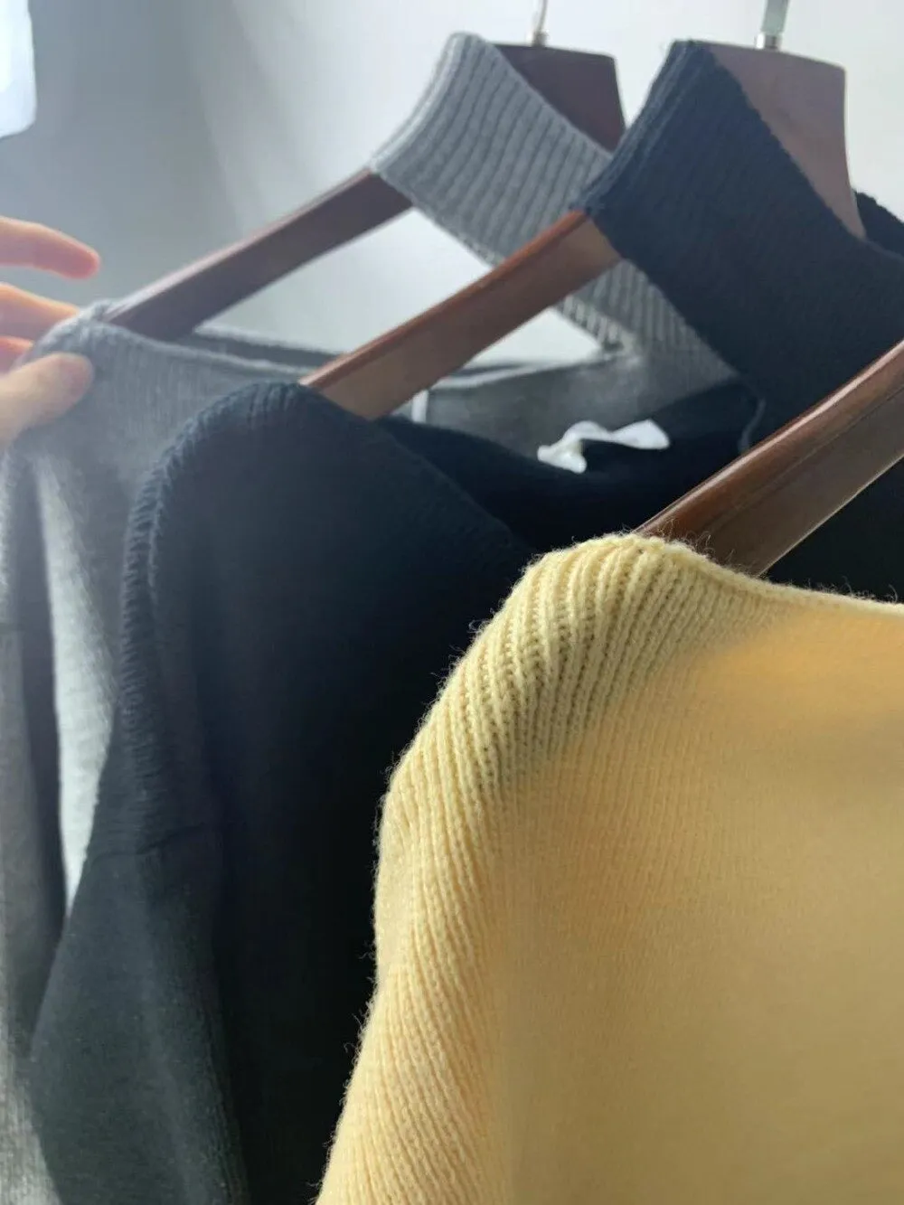 Winter Loose Autumn Elegant Knitted Warm Pullover Long Sleeve