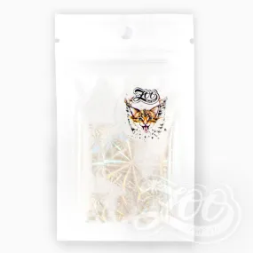 Zoo Nail Art Transfer Foil - Northern Lights Holographic White